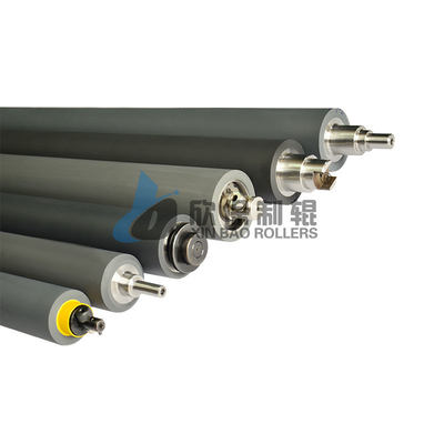 UV Çift Amaçlı Kauçuk Roleri ROLAND 800 900 KBA 142 162 Su Mürekkebi Yazdırma Makinesi Kauçuk Roleri